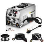 SSIMDER MIG Welder 140Amp 110V 220v Dual Voltage MIG Welding Machine Gasless Flux Core Welder IGBT Inverter MIG ARC 2 in 1 Wire Welder