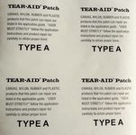 Tear-Aid Type A Kitesurfing Kite Bladder Repair Patch, 6in x 6in