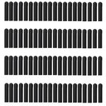 Wetrys 80 Pcs Black Liquor Pourer Cap Rubber Bottle Pour Dispenser Spout Dust Covers