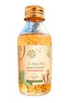 The Nature Mill Coconut Oil Pull Mouthwash Peppermint Clove, Natural oil pulling for mouth. Teeth & gum health with bad breath removal. Virgin Coconut Oil Pulling with 6 Essential Oils, 100ml
