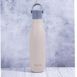 Femora Thermo Stainless Steel, Pure Quench Lifestyle Vessel Vacuum Insulated 700 ML Pastle Grey Flask/Water Bottle for Travel, Sports