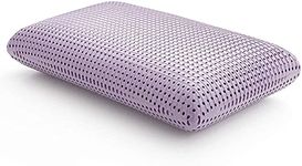 LUCID Lavender Scented Soothing Plush Memory Foam-Side, Back, and Stomach Sleepers Pillow, Queen (LUQQMPVALA)