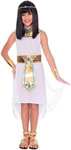 Amscan Girl's Egyptian Fancy Dress Costume, Size 10-12 Years