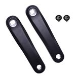 Alps2Ocean Ebike Square Hole Crank Arm,127MM/140MM/152MM/160MM/165MM/170MM/175MM Forged Alloy 6061 Universal Bike Crank Arm for Ebike,Mid Mounted Motor,Torque,MTB,City Bike,Folding Bike