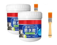 600G Transparent Waterproof Coating Agent Super Strong Waterproof Anti-Leakage Agent Invisible Waterproof Agent Transparent Leakage Protection Glue Repairing Leak Waterproof Adhesive (600GM PACK OF 2)