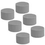 Caliko 6x Cylinder Floral Foam Dry Round 8x5 cm | Ideal for Room Decor, Floristry Displays and Designs |Perfect for Wedding Decor & Funeral Arrangements | Florist Foam as Flower Arranging Accessories.