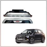 DriveStylish Front & Rear Bumper Protector Guard for Hyundai Creta 2020