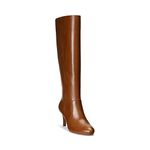 Lauren Ralph Lauren Womens Caelynn Leather Knee-High Boots Tan 9.5 Medium (B,M)