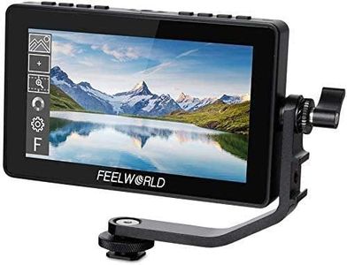 FEELWORLD F5 Pro 5.5 Inch Touch Screen DSLR Camera Field Monitor HDMI 4K IPS FHD 1920x1080 Video Assist 5V Type-C Input Tilt Arm 12V Power Adapter (Standard)