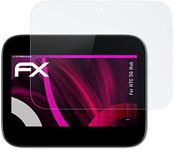 atFoliX Plastic Glass Protective Film compatible with HTC 5G Hub Glass Protector, 9H Hybrid-Glass FX Glass Screen Protector of plastic