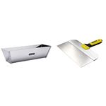 Stanley 005867 305mm 12iInch Stainless Steel Mud Pan & STHT0-05776 12-Inch/ 304mm Stainless Steel Taping Knife