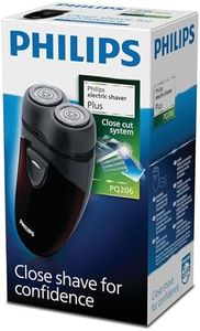 Philips Men's Electric Travel Shaver, Cordless, Battery-Powered Convenient to Carry - PQ206/18