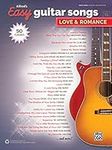 Alfred's Easy Guitar Songs -- Love 