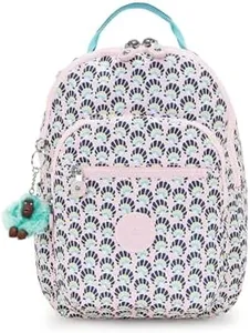 Kipling Women's Seoul Small Bts Prt Tablet Backpack, Durable, Padded Shoulder Straps with Tablet Sleeve