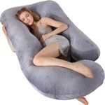 Elover U Shaped Pregnancy Pillow,Full Body Maternity Support