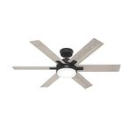 Hunter Fan Company 51879 Georgetown Ceiling Fan, Matte Black, 52