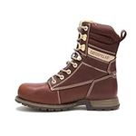 Caterpillar Footwear Women's Clover 8" ST CSA Safety Boot, Brown, 5 M US