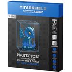 TitanShield 0.5mm Platinum UV and Scratch Resistant Pop Protectors Sleeve Case Compatible with Funko - 6" Inch Pop! Vinyl Figures (5 Count)