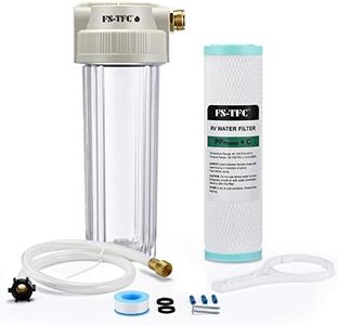 FS-TFC RV Water Filter System Reduces Bad Taste, Odors, Chlorine, Sediment for RVs, Gardening, Farming, Pets and Marines, Drinking & Washing Filter