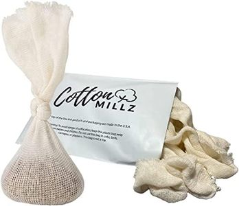 CM 32" Hops and Grain Muslin Steeping Bags - Beer Brewing Bags (Pack of 10) - Microbrew, Homebrew Filtering Accessories