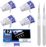 Glarks 42Pcs Surgical Grade Blade w