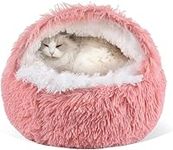 Gavenia Cat Bed Round Fluffy Hooded