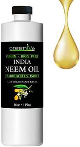 Greenive - Neem Oil - 100% Organically Grown Neem Oil - Cold Pressed Virgin Neem Oil - Exclusively on Amazon (16 Ounce)