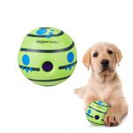 amazon basics Interactive Sound Ball Toy for Dogs and Puppies| Fun Squeaky Sounds | Pet-Safe Materials| Suitable for All Dog Breeds | Size - Large