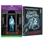 AtmosFX Ghostly Apparitions and 5.5’ x 9 Feet Hologram Rear Projection Screen Bundle (DVD)