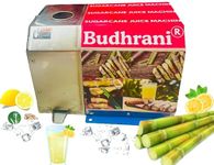 Budhrani® by Master Machines Stainless Steel Manual 4 Roller Sugarcane Juice Machine, Hand Sugar Cane Juicer, Sugarcane Squeezer For Commercial Use - 1 Year Warranty MM - 41