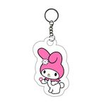 woopme Sanrio Keychain | Anime Key chain For Kids Girls Boys Gift (Sanrio My melody)