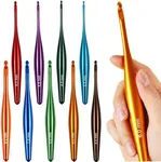 Svartur Crochet Hooks Ergonomic, 9P