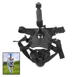 Jinshen Dog Harness Chest Strap Mount Holder Pet Harness Adjustable Outdoor Pet Vest for DJI OSMO Pocket Handheld Gimabal Camera Accessories