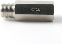 92833 3/8" Female to 3/8" Male NPT Check Valve, Nickel Plated Brass