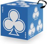 Kalkal Archery Target, 6 Side Foam Archery Target Block with Carry Handle, Lightweight Archery Targets for Backyard for Adults Kids Practice Shooting (Blue)