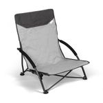 Kampa Sandy Low Chair Fog- Lightweight, Foldable, Camping Chair, Beach Chair, Garden Furniture, Portable Chair with Carry Bag