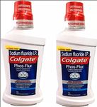 Colgate Phos.Flur Ortho Defense, Active Fluoride Rinse, Sodium Fluoride I.P (Pack Of 2) - Mint, Liquid (1000 Ml)