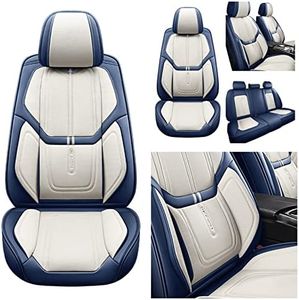 LXQHWJ Car Seat Covers Universal Full Set for Ford Mustang GT Coupe/Mustang GT Cabriolet/Mustang SVT Cobra Coupe(P47)/Mustang Coupe(P40) Car Seat Accessories, Blue