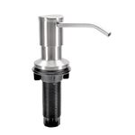 Soap Dispenser for Kitchen Sink with Bonus Tube Extension Kit (Brushed Nickel)