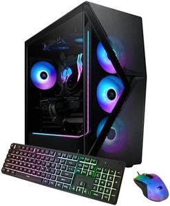 iBUYPOWER Slate MESH Gaming PC Desktop Computer AMD Ryzen 9 9900X CPU, NVIDIA GeForce RTX 5070Ti 16GB GPU, 32GB DDR5 RGB 5200MHz RAM, 2TB NVMe SSD, Windows 11 Home, Keyboard and Mouse - SMA9N57T01