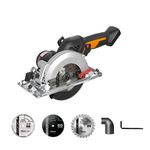 WORX Nitro 18V(20V MAX) 120mm Cordless Circular Saw, Brushless, PowerShare, 0-46°, 41mm Cutting Depth, Portable and Compact, 3pcs Cutting Blades, WX531.9