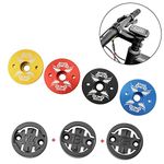 Calandis Bike Stem Top Cap Computer Mount Base Holder for Garmin/Bryton/Wahoo Blue