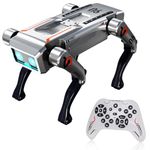 Yanmis Smart Robot Dog, Interactive Robotic Pet with Remote Control, Multiple Actions, Programmable Quadruped AI Intelligent Robot Dog
