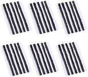 YankMooM 30Pcs Black Tire Repair Strings,100 x 6 mm Flat Tire Plug Puncture Repair Strings for Recovery Car Motorcycle Automotive Bike