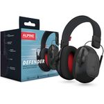 Alpine Defender Adult Earmuffs for Noise Reduction- Premium Noise Protection Headphones for Study, Focus, Work & Sensory Overload- Light-Weight Design- Adjustable Headband- All Day Comfort- 26 dB