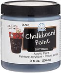 FolkArt Chalkboard Paint in Assorted Colors (8-Ounce), 2517 Black