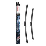 Bosch Aerotwin A 011 S - Front Windscreen Wipers - Set of 2 Replacement Blades - Comes with Pre-assembled Adapter - 2 Blades, 550mm/450mm - Only for right-hand drive (UK)