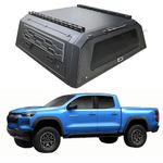 Hynex Hard Top Pickup Truck Topper Bed Cap Canopy for Chevy Colorado 2015-2026 Bed Cover with Lock Hardtop Tonneau Cover Accessories 5.2ft / 6.2ft Box