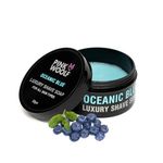 Pink Woolf Shaving Soap Bar for Men, OCEANIC BLUE, Contains Shea Butter, Moisturize Skin and Gives Traditional Shaving Experience, Fresh Fragrance, All Skin Types -50 G (Pack Of 1)