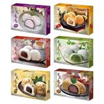 CNMART Assorted Japanese Style Mochi Gift Set, 6 Flavours, 210g (Pack of 6) - Traditional Soft Rice Cake